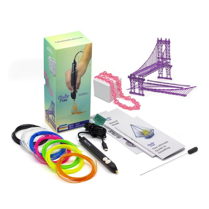 EAN 0817005024432 - 3Doodler FLOW lápiz 3D 2,2 mm Negro imagen 1