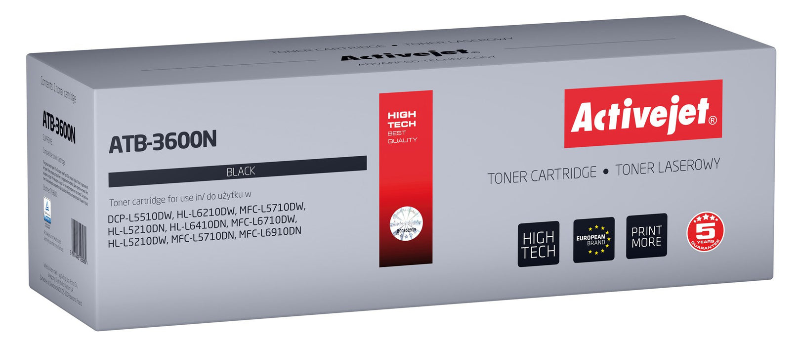 EAN 5901443123989 - Activejet ATB-3600N cartucho de tóner 1 pieza(s) Compatible imagen 1