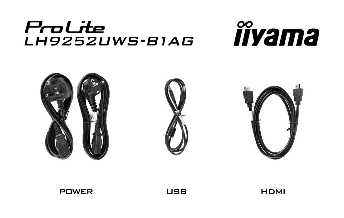 EAN 4948570128051 - iiyama LH9252UWS-B1AG pantalla de señalización Diseño de quiosco 2,34 m (92") LCD Wifi 500 cd / m² UltraW imagen 16