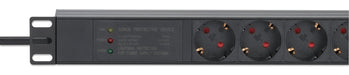 EAN 0766623715140 - Intellinet 715140 unidad de distribución de energía (PDU) 7 salidas AC 1U Negro imagen 4