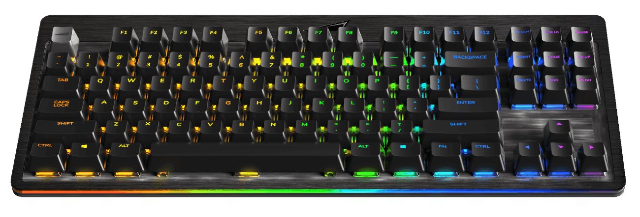 EAN 8720254075686 - Mountain Everest Core teclado Juego USB QWERTZ Alemán Negro imagen 2