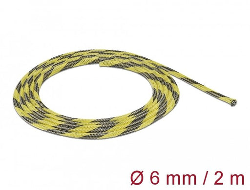 EAN 4043619207374 - DeLOCK 20737 pasacables Negro, Amarillo imagen 2