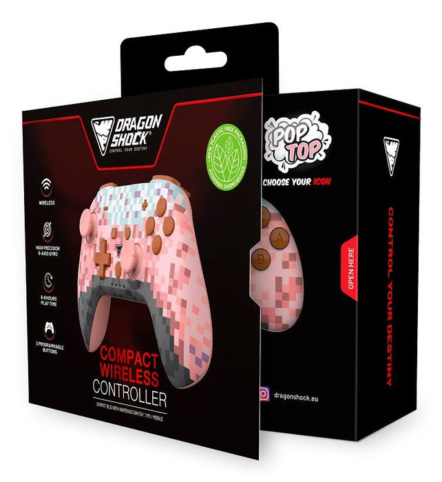 EAN 5425025595266 - Dragonshock PopTop Rosa, Marrón, Negro, Azul claro, Púrpura Bluetooth Gamepad Analógico/Digital Nintendo  imagen 6