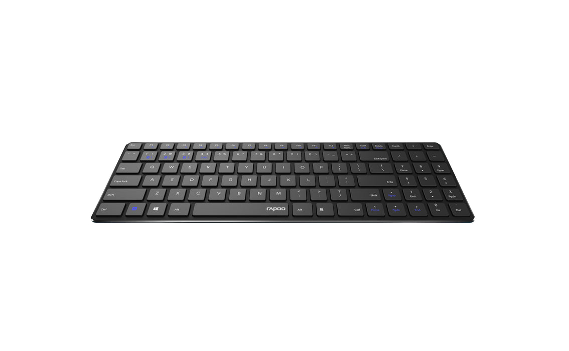 EAN 6940056194183 - Rapoo E9100M teclado Universal RF Wireless + Bluetooth QWERTY Portugués Negro imagen 5