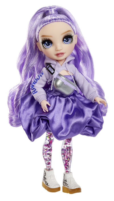 EAN 0035051427810 - Rainbow High Sparkle & Shine Fashion Dolls- Viola (Purple) imagen 2