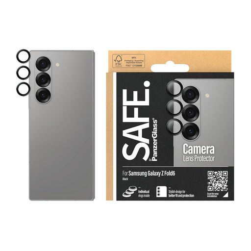 EAN 5715685002120 - PanzerGlass SAFE. by ® Camera Lens Protector Black for Samsung Galaxy Z Fold6 Protector de pantalla 1 pie imagen 2