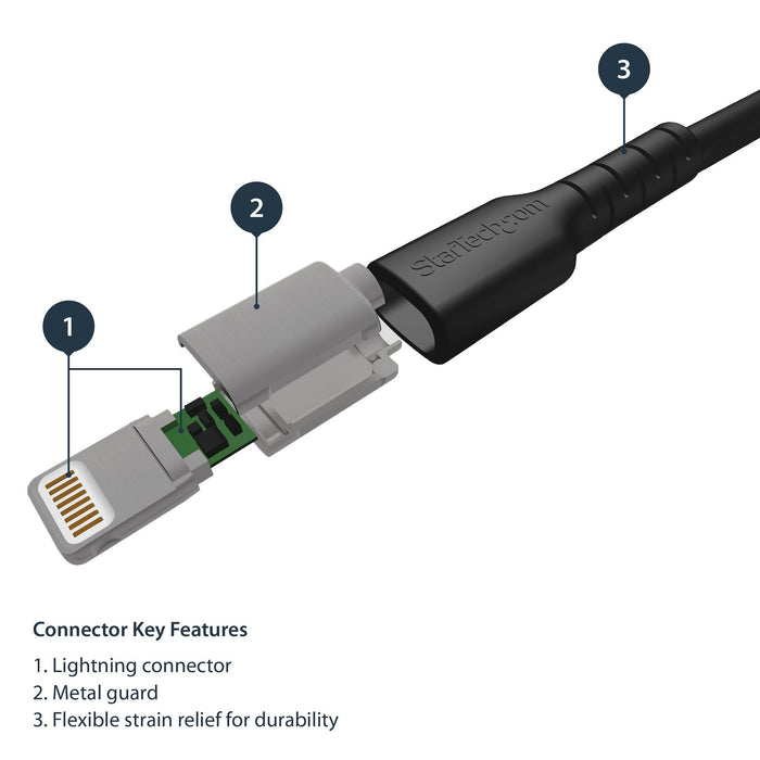 EAN 65030880572 - StarTech.com RUSBLTMM2MB cable de conector Lightning imagen 3