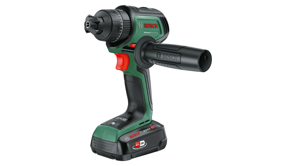 EAN 4053423239645 - Bosch AdvancedImpact 18V-80 QuickSnap 1950 RPM Sin llave 890 g Negro, Verde imagen 3