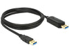 EAN 4043619836475 - DeLOCK 1.5m, USB 3.0-A - USB 3.0-A cable USB USB 3.2 Gen 1 (3.1 Gen 1) 1,5 m USB A Negro imagen 1