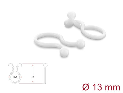 EAN 4043619220632 - DeLOCK 22063 organizador de cables Universal Clip para cable 100 pieza(s) imagen 2