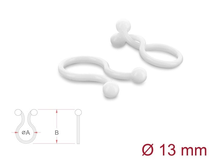 EAN 4043619220632 - DeLOCK 22063 organizador de cables Universal Clip para cable 100 pieza(s) imagen 2