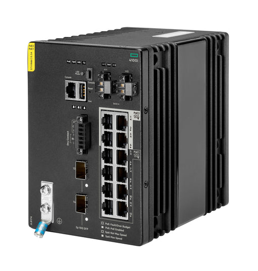 EAN 190017486871 - HPE Aruba Networking CX 4100i 12p 1GbE 8p Class4 PoE and 4p Class6 PoE 2p SFP+ DIN Mount Switch imagen 2