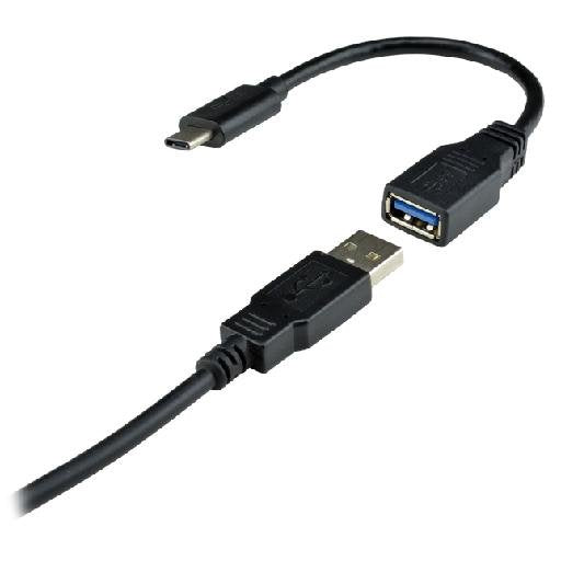 EAN 3700224753078 - MCL USB31-CM/AFCE cable USB USB 3.2 Gen 1 (3.1 Gen 1) 0,17 m USB C USB A Negro imagen 3