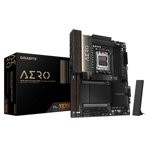 EAN 4719331880637 - GIGABYTE X870E AERO X3D DARK WOOD AMD X870E Zócalo AM5 ATX imagen 1