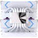 EAN 6977277369519 - Einarex EXAC-GL-300-R-W sistema de refrigeración para ordenador Procesador Refrigerador de aire 12 cm Bla imagen 13