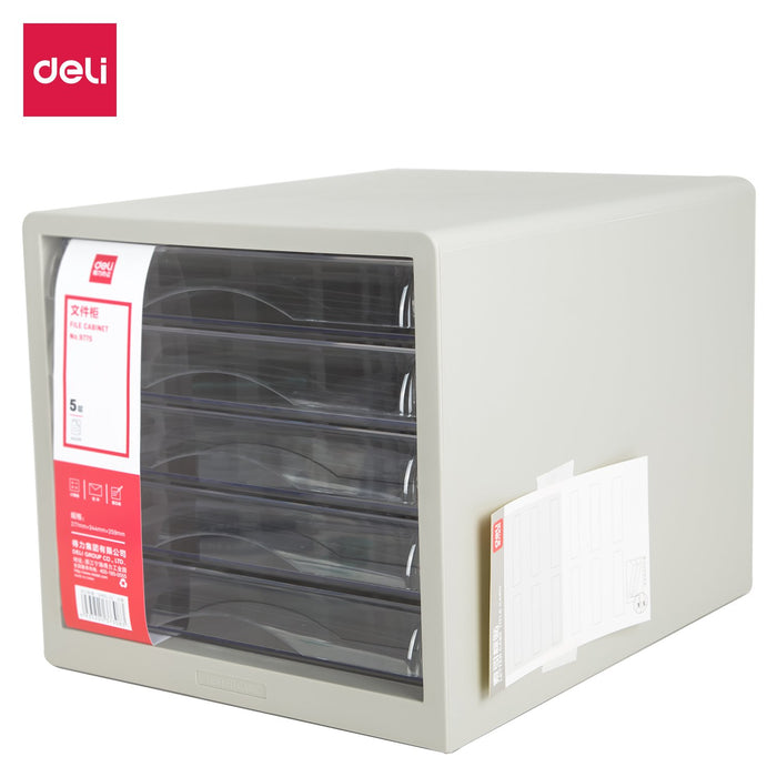 EAN 6935205373083 - Deli E9775 archivador organizador Polipropileno (PP), Sulfuro de polifenileno (PPS) Gris imagen 1