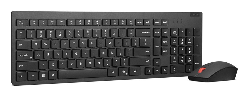 EAN 195892116622 - Lenovo 4X31R64457 teclado Ratón incluido Oficina RF inalámbrico Belga, Inglés Negro imagen 3