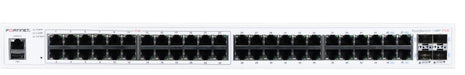 EAN 842382190074 - Fortinet FS-148F-POE switch L2 Gigabit Ethernet (10/100/1000) Energía sobre Ethernet (PoE) 1U Blanco imagen 1