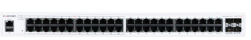 EAN 842382190074 - Fortinet FS-148F-POE switch L2 Gigabit Ethernet (10/100/1000) Energía sobre Ethernet (PoE) 1U Blanco imagen 1