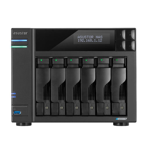 EAN 4710474831753 - Asustor LOCKERSTOR 6 Gen2 NAS Escritorio Intel® Celeron® N5105 8 GB DDR4 Unidad de disco duro ADM Negro imagen 1