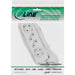 EAN 4043718186365 - InLine 16445W base múltiple 5 m 2 salidas AC Blanco imagen 3