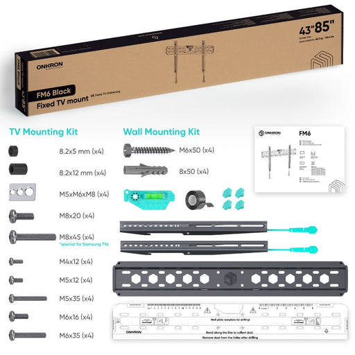 EAN 4603728440361 - ONKRON FM6-B soporte para TV 2,16 m (85") imagen 2