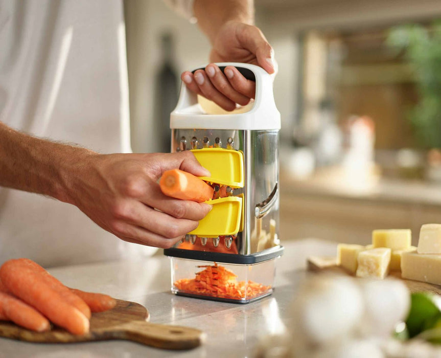 EAN 5028420009477 - Joseph Joseph 20225 cortador de verduras en espiral o rallador manual Caja ralladora Acero inoxidable, Tr imagen 2