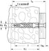 EAN 4048962154221 - Fischer 518887 tornillo de anclaje y taco 20 pieza(s) 60 mm imagen 2