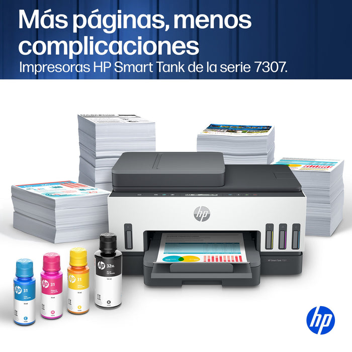EAN 0198990765297 - HP Smart Tank 7307 All-in-One Inyección de tinta térmica A4 4800 x 1200 DPI 15 ppm Wifi imagen 4