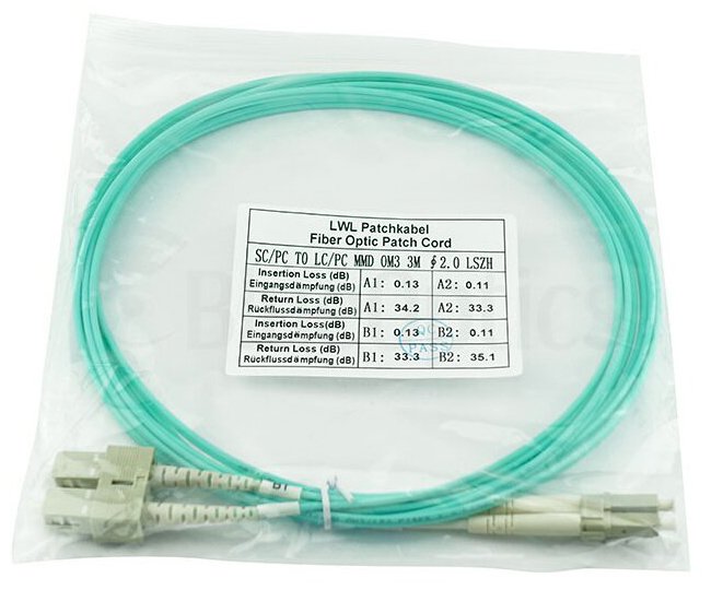 EAN 4063232631882 - BlueOptics SFP3132EU7.5MK Cable de fibra óptica e InfiniBand 7,5 m LC SC Color aguamarina imagen 8