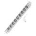EAN 4052792070798 - LogiLink PDU9C05 limitador de tensión Gris claro 9 salidas AC 230 V 2 m imagen 2