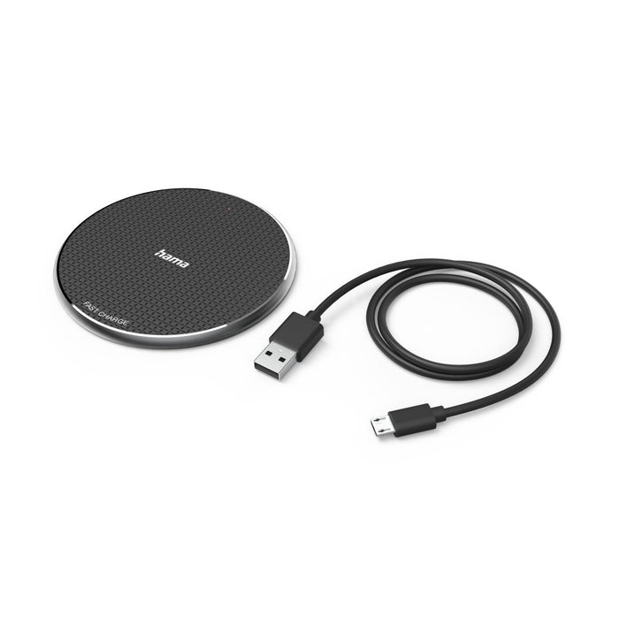 EAN 4047443488589 - Hama QI-FC10 Smartphone Negro USB Cargador inalámbrico Carga rápida Interior imagen 2