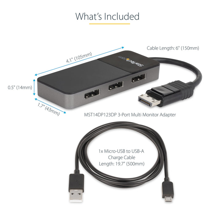 EAN 0065030884051 - StarTech.com MST14DP123DP divisor de video imagen 11