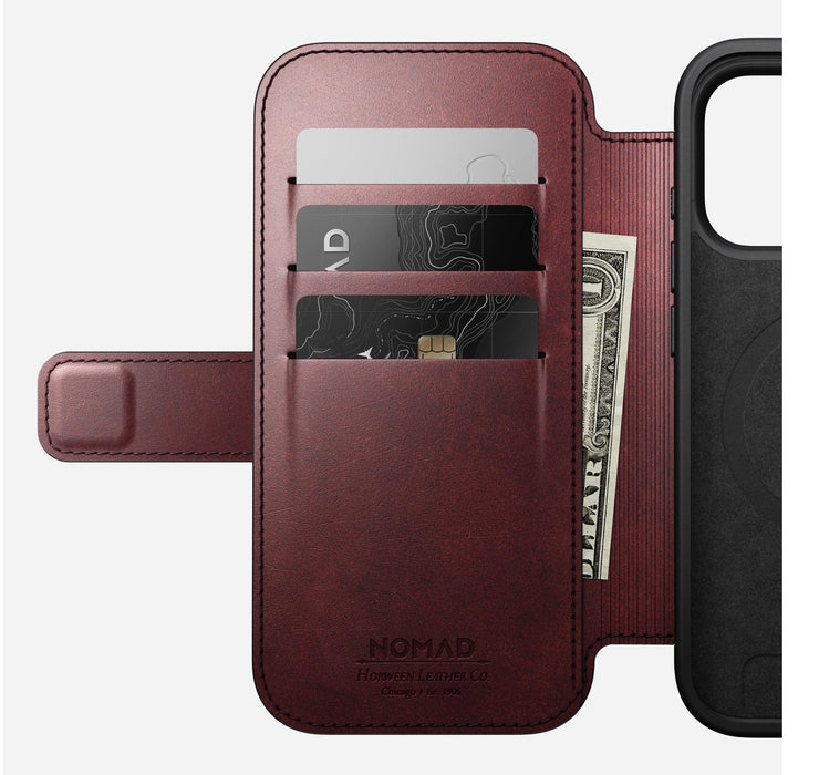 EAN 856504011833 - Nomad Modern Leather Folio funda para teléfono móvil 16 cm (6.3") Borgoña imagen 7