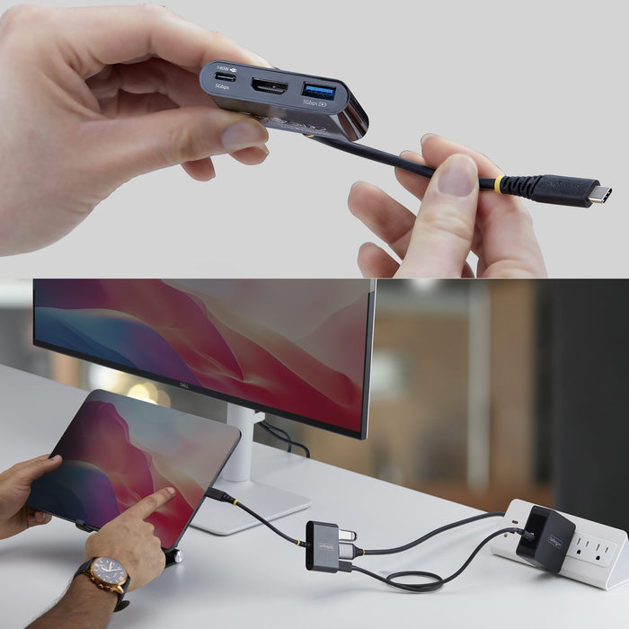 EAN 65030901659 - StarTech.com 168B-USBC-MULTIPORT base para portátil y replicador de puertos Alámbrico USB 3.2 Gen 1 (3.1 Ge imagen 4