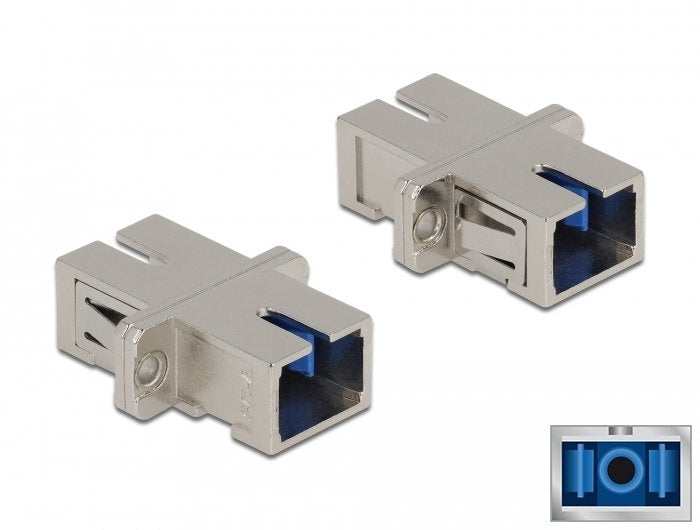 EAN 4043619868728 - DeLOCK 86872 adaptador de fibra óptica Plata imagen 1