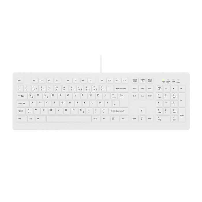 EAN 4025112098574 - Contour Design Active Key AK-C8100F-UVS-W/GE teclado Médico USB QWERTZ Alemán Blanco imagen 1