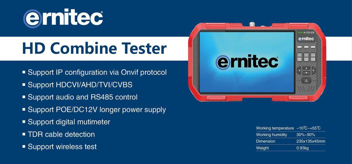 EAN 5715063290668 - Ernitec 0070-24107-TESTER monitor de vigilancia Monitor de pruebas para circuito cerrado de televisión CC imagen 2