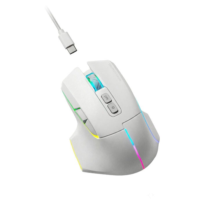 EAN 8435693114260 - Mars Gaming MMWVECTORW ratón Juego mano derecha RF Wireless + Bluetooth + USB Type-A Óptico 12000 DPI imagen 4