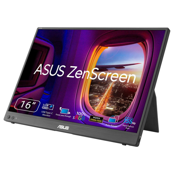 EAN 4711636223256 - ASUS ZenScreen MB16NCG pantalla para PC 40,6 cm (16") 2560 x 1600 Pixeles WQXGA LCD Negro imagen 1