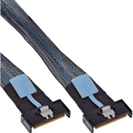 EAN 4043718341764 - InLine 27661B cable Serial Attached SCSI (SAS) 0,75 m 24 Gbit/s Negro, Azul, Gris imagen 1