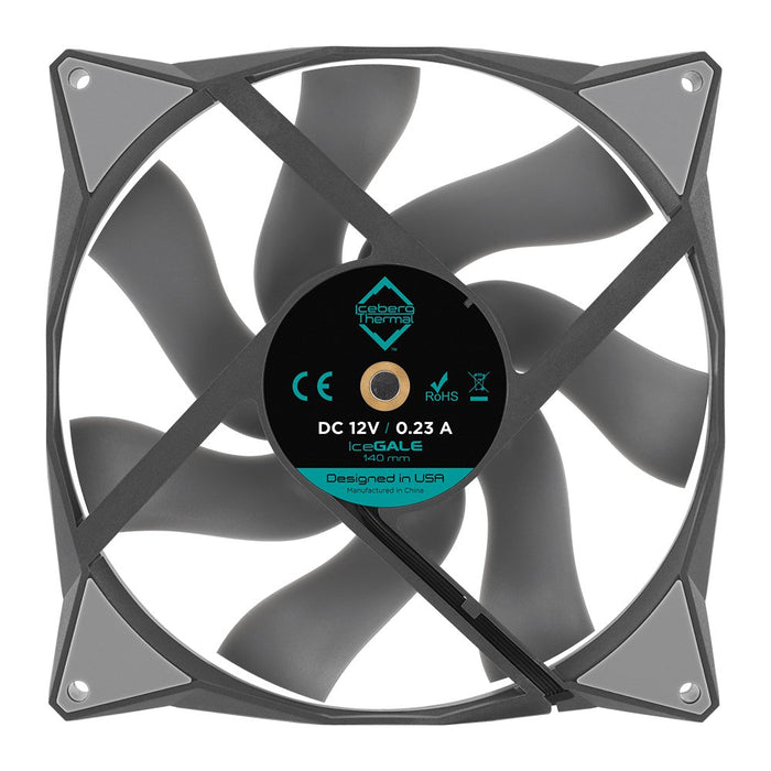 EAN 1230000071079 - Iceberg Thermal IceGALE Carcasa del ordenador Ventilador 14 cm Gris 1 pieza(s) imagen 3