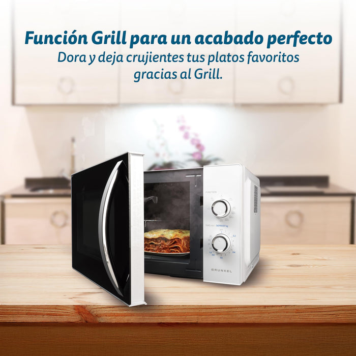 EAN 8426156018713 - Grunkel MWG-25MG Blanco Microondas con grill Encimera 25 L 800 W imagen 6
