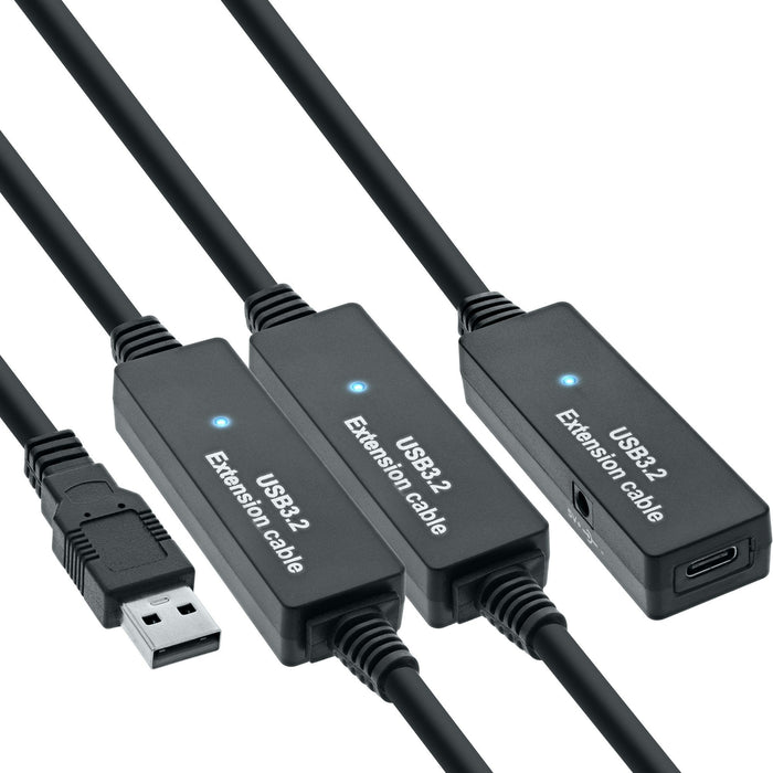 EAN 4043718315062 - InLine 35656B cable USB USB 3.2 Gen 1 (3.1 Gen 1) 15 m USB A USB C 5 Gbit/s Negro imagen 1