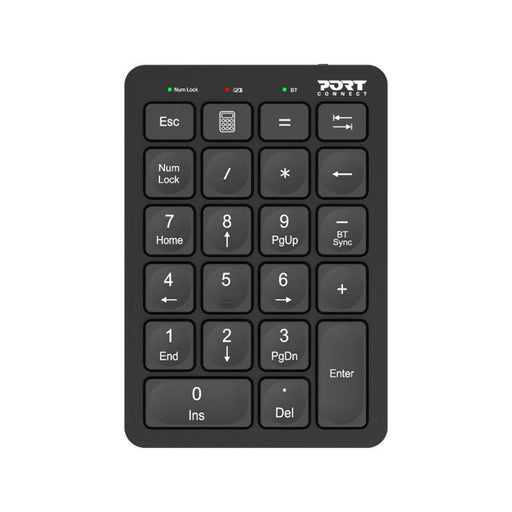 EAN 3567049008024 - Port Designs 900802 teclado numérico Portátil/PC Bluetooth Negro imagen 1