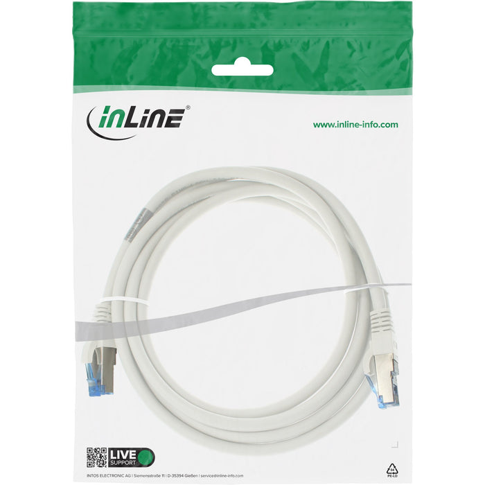 EAN 4043718189892 - InLine 76802W cable de red Blanco 2 m Cat6a S/FTP (S-STP) imagen 4