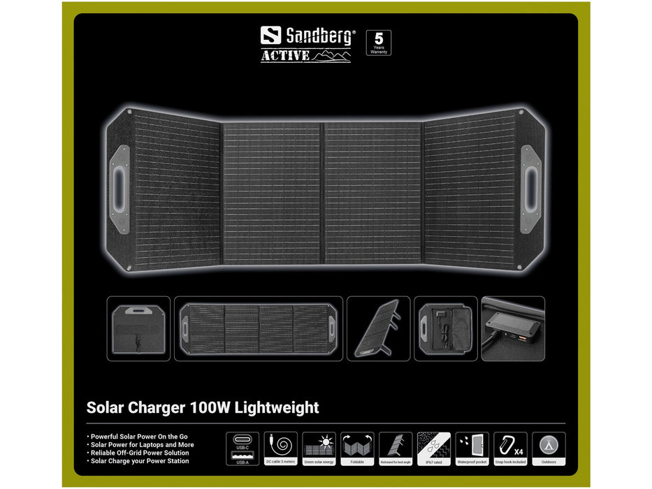 EAN 5705730421457 - Sandberg 421-45 placa solar 100 W Silicio monocristalino imagen 9