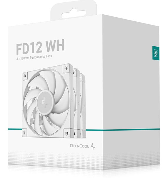 EAN 6933412710943 - DeepCool FD12 WH-3 IN 1 Carcasa del ordenador Ventilador 12 cm Blanco 3 pieza(s) imagen 7