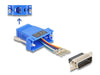 EAN 4043619670857 - DeLOCK 67085 cambiador de género para cable D-Sub 15 RJ12 Azul imagen 1