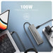 EAN 8595247907509 - Axagon HMC-5H USB-C 3.2 Gen 1 hub 3x USB-A 4K HDMI PD 100W - Silber Alámbrico USB 3.2 Gen 1 (3.1 Gen 1) T imagen 4